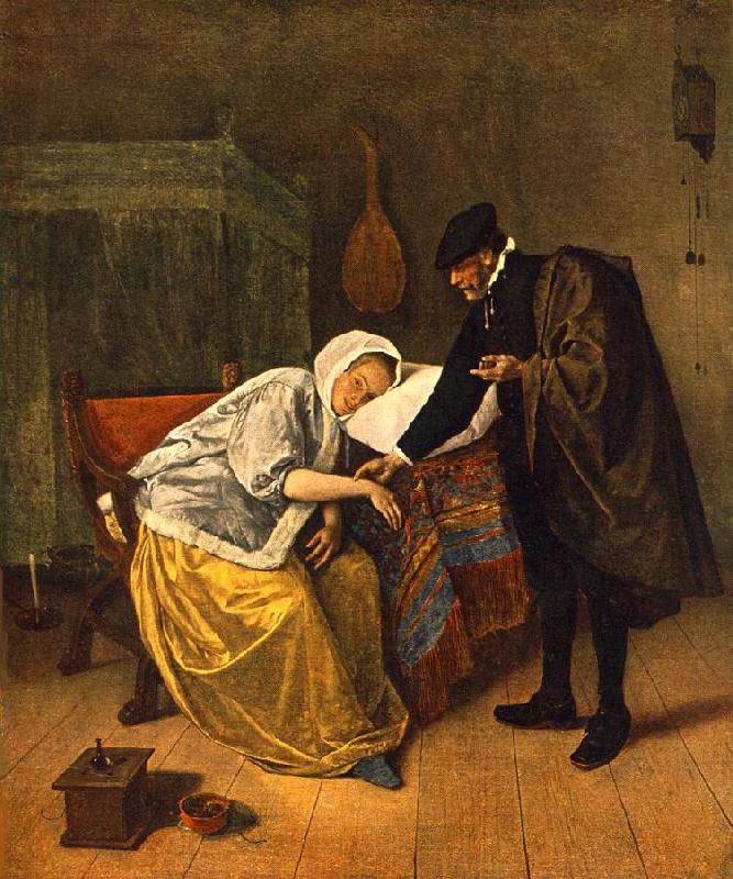 Jan Steen The Doctor and His Patient Sweden oil painting art